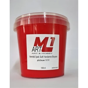 M1 Art Vernikli Ipek Soft Yenime Boyası 1000.ML-MOBILYA,FAYAS,MERMER,SERAMIK,CAM,BEYAZ Eşya Tüm Yüzeyler