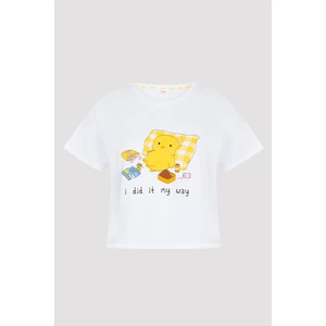 Hooray Printed Tişört Pijama Üstü