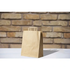 Ecen Plast Kağıt Saplı Karton Çanta 28X16X28 -25 Adet