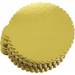 Ecen Plast Pasta Altlığı Gold Mendil Kalın 10 cm 20 Adet