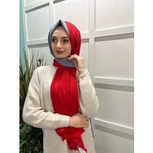 Loryan Scarf Çift Renk Bambu Kraş Şal 006693