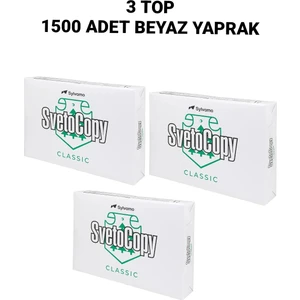 A4 Fotokopi Kağıtları 1.500 Adet Beyaz Yaprak