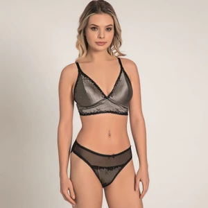 Secret Love Kadın Balensiz Desteksiz Dolgusuz Dantelli Bralet Sütyen Ve Slip Takım (4209)