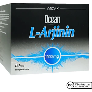 Ocean L-Arjinin 1000 Mg 60 Saşe