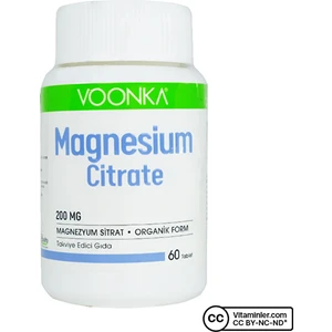 Magnesium Citrate 200 Mg 60 Tablet