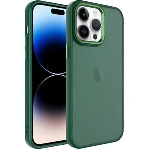 Apple iPhone 14 Pro Max Kılıf Buzlu Sert Pc Trasnparan Kapak