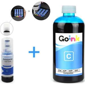 Epson L3250 Için 103 Mürekkep 500 ml Mavi + 70 ml