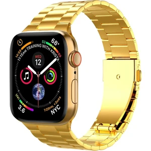 Apple Watch 42-44-45-49 mm 1 2 3 4 5 6 7 8 Se Ultra Tam Uyumlu Klasik Çelik Kordon