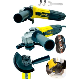 Metal Taşlama Teknoloji Bakır Sargılı 4100 W 115mm -125mmspıral Avuç Içi Kesme Ve Taşlama Makinası
