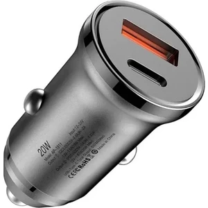 20W Qualcomm 3.0 Type-C USB Hızlı Araç Çakmak Şarj Cihazı