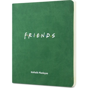 Friends Haftalık Planlayıcı Tarihsiz 15X17 Yeşil PLN-389057