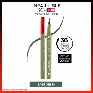 L'oréal Paris Infaillible 36H Grip Micro Fine Eyeliner 05 Sage Green