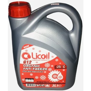 Organik G12 Kırmızı Antifriz 3 Lt (-25 Derece)