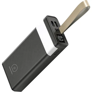 Gn-37 22.5W 30000 Mah Pd Qualcomm Quick Charge 3.0 Powerbank LED Işıklı