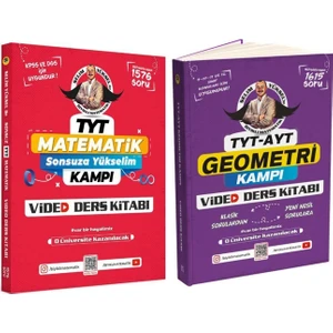 Bıyıklı Matematik Yayınları TYT Matematik ve Geometri Kampı Seti 2 Kitap
