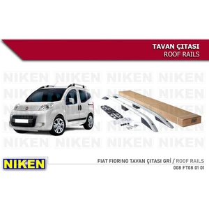 Fiat Fiorino Tavan Çıtası Port Bagaj Taşıyıcı Gri