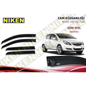 Opel corsa D cam rüzgarlığı 2007+