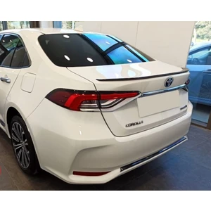 Toyota corolla bagaj üstü spoiler ince siyah boyalı 2019+