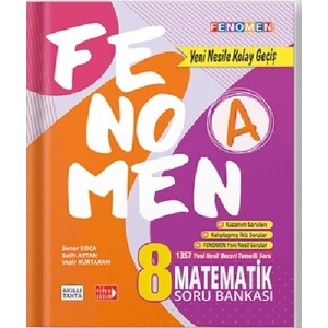 Fenomen Yayıncılık Gama Okul Yayınları Fenomen 8. Sınıf LGS Matematik A Soru Bankası