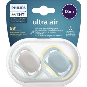 Philips Avent SCF349/01 Ultra Air Emzik, 18 Ay+, 2li Erkek, Geniş Hava Delikli