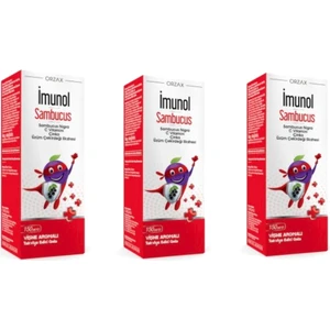 Imunol Sambucus Şurup 150 ml 3 Kutu