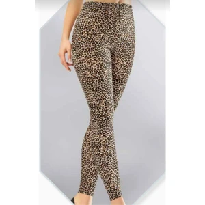 4059 Bayan Leopar Uzun Tayt