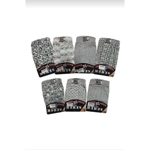 Seher Yıldızı 007 Seher Yıldızı Desenli Erkek Boxer 3lü