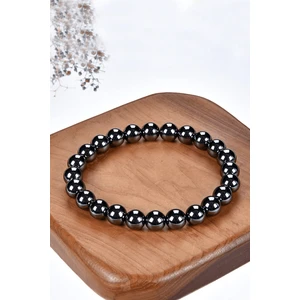 Tesbih Atölyesi Sertifikalı Orijinal Terahertz Taşı Bileklik (Titreşim Taşı)