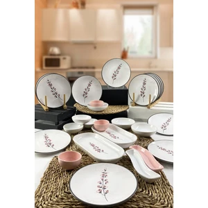 Sakura 25 Parça 12 Kişilik Kahvaltı Takımı