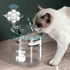 Daily Link Hareket Sensörlü Kedi Köpek Için Sessiz Şeffaf Otomatik Su Pınarı Çeşmesi Sebili