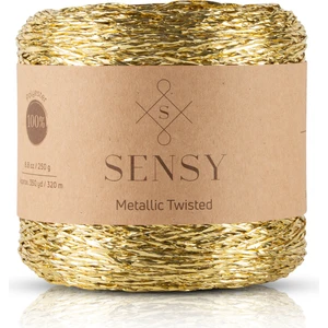Premium 320 Metre Simli Metalik Ip Parlak Çanta, Rafya, Abiye, Supla Ipi Metalik Bükümlü Ip 250 Gram