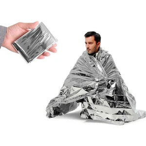 Sos Blanket 7404 Acil Durum Için Termal Battaniye Metalize Isı Yalıtımlı 160X210CM