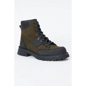 Wrangler Deri Kahverengi Postal Bot