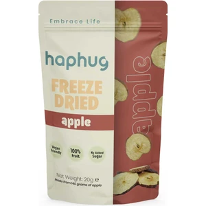 HapHug Freeze Dried (Dondurularak Kurutulmuş) Elma - Freeze Dry Meyve Kurusu 20gr
