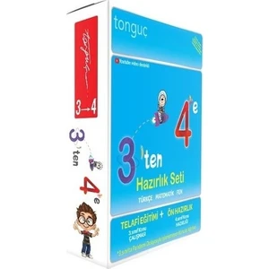 Tonguç Akademi Tonguç Yayınları Tonguç 3'ten 4' E Hazırlık Seti