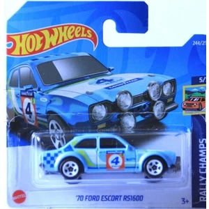 Hot Wheels 70 Ford Escort RS1600 Oyuncak Araba Mavi 244/250 2022-HCV30