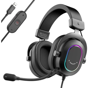 Ampligame H6 Mikrofonlu Oyuncu Kulaklık - Bilgisayar Kulaklık - 7.1 Rgb Yayıncı Kulaklık