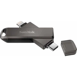 Sandısk Ixpand Flash Drive Luxe 128GB Usb-C+ Lightning Siyah