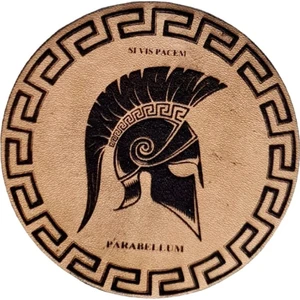 Sı Vıs Pacem Parabellum Deri Peç - Arma - Askeri Patch