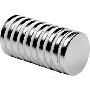 Dünya Magnet Neodyum Mıknatıs Yuvarlak Silindir 20X3 mm (10'lu Paket)