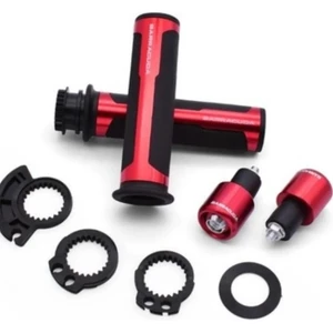 Kırmızı  Elcik Takımı ve Denge Topuzları Kaymaz Kauçuk ve Cnc Metal