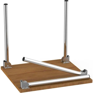 Katlanır Masa Ayağı Krom Çap 42