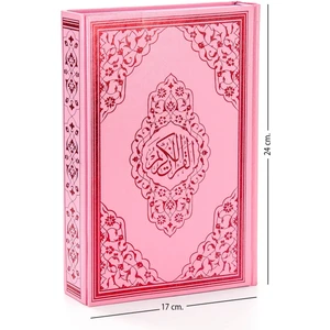 Kuranı Kerim - Sade Arapça - Orta Boy - Sesli - Pembe - Bilgisayar Hatlı