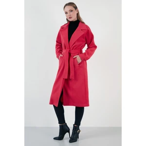 Oversize Kemerli Cepli Kışlık Kaban Bayan Kaban 42190454