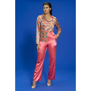 for you in&out 6'lı Kaplan Desen Nar Çiceği Pijama Takımı S27479
