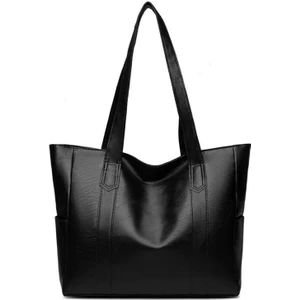 Zhenweixin Store Kadın Yumuşak Tote Omuz Çantası Üst Saplı Çok Cepli (Yurt Dışından)