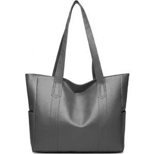 Zhenweixin Store Kadın Yumuşak Tote Omuz Çantası Üst Saplı Çok Cepli (Yurt Dışından)