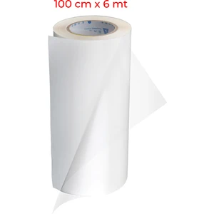 Şeffaf Yapışkanlı Folyo 100 cm x 6 Metre
