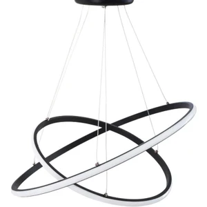 Pera Teknoloji / Dolpo / Sarkıt Avize / 2 Çember / 40-20 cm / Antrasit Kasa / 3 Renk Işık