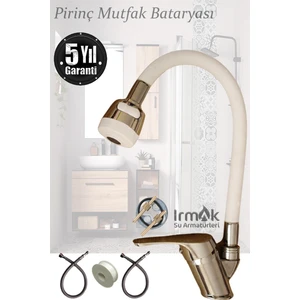 Mutfak Bataryası, Eviye Bataryası, Evye Armatür Musluk Kapalı Kol Delta Pirinç Kubarlı Batarya